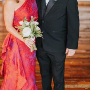 Teri Jon Mother of the Bride dress, size 10, red